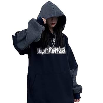 Amazon.com: NCDUANSAN Splicing Fake Two-Piece Suit Gothic